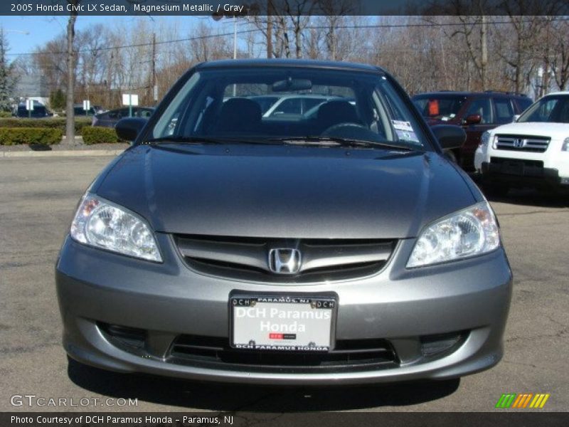 Magnesium Metallic / Gray 2005 Honda Civic LX Sedan