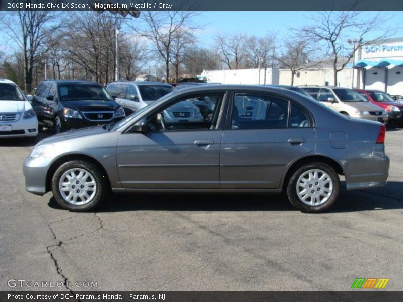 Magnesium Metallic / Gray 2005 Honda Civic LX Sedan
