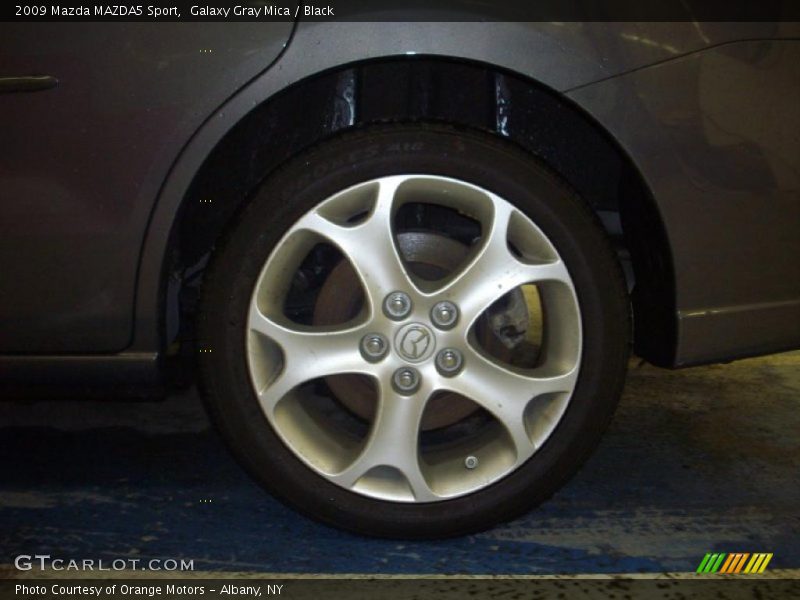 Galaxy Gray Mica / Black 2009 Mazda MAZDA5 Sport