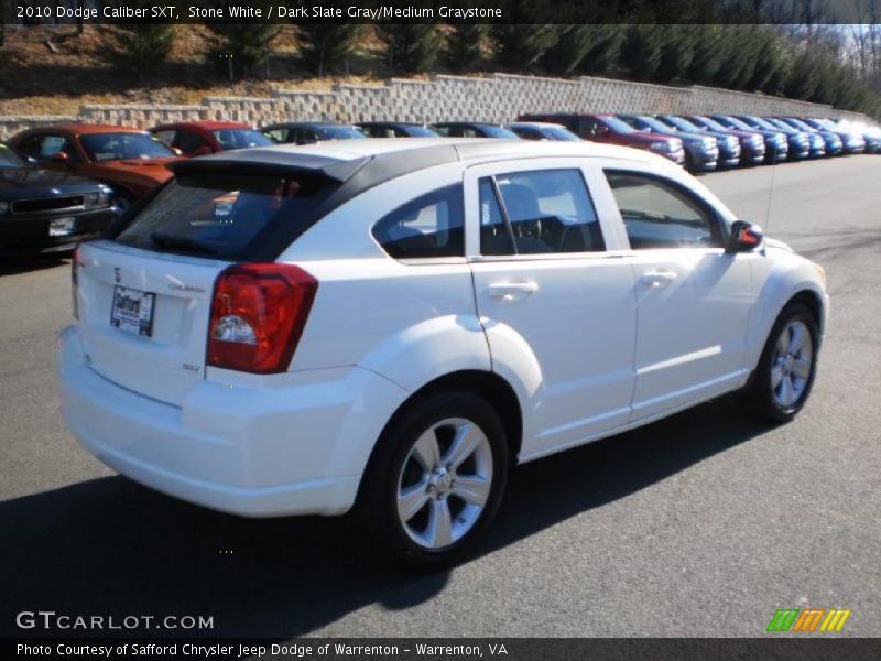 Stone White / Dark Slate Gray/Medium Graystone 2010 Dodge Caliber SXT