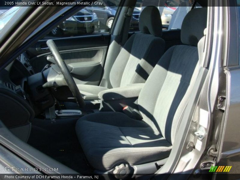 Magnesium Metallic / Gray 2005 Honda Civic LX Sedan