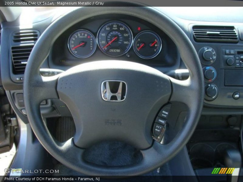 Magnesium Metallic / Gray 2005 Honda Civic LX Sedan