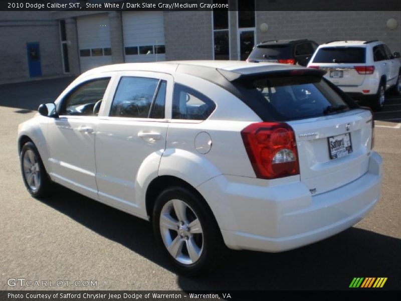 Stone White / Dark Slate Gray/Medium Graystone 2010 Dodge Caliber SXT