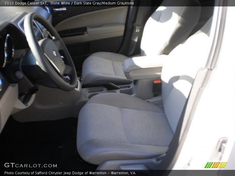 Stone White / Dark Slate Gray/Medium Graystone 2010 Dodge Caliber SXT