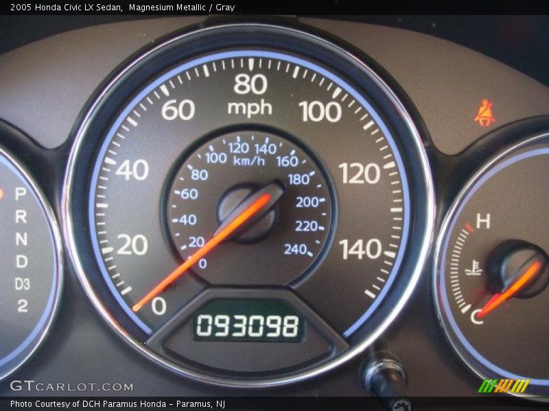 Magnesium Metallic / Gray 2005 Honda Civic LX Sedan