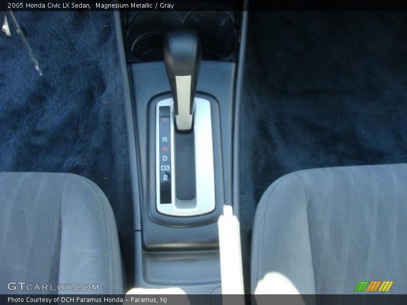 Magnesium Metallic / Gray 2005 Honda Civic LX Sedan