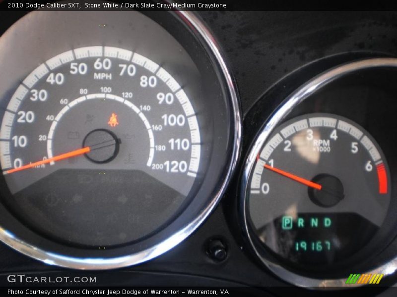 Stone White / Dark Slate Gray/Medium Graystone 2010 Dodge Caliber SXT