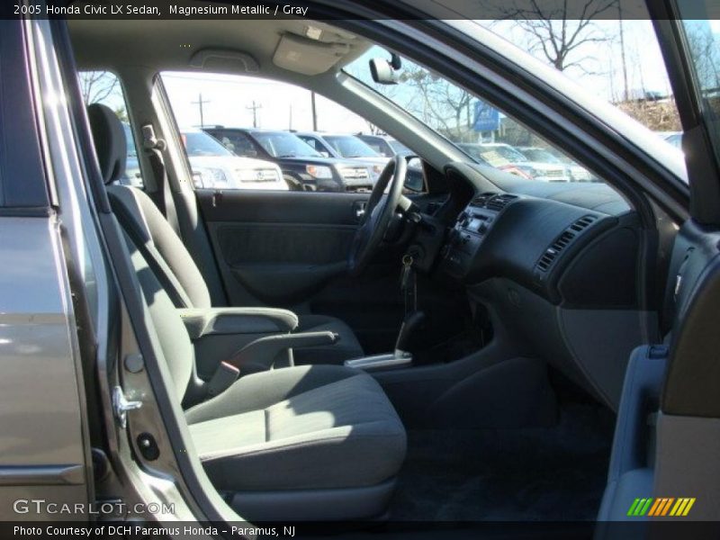 Magnesium Metallic / Gray 2005 Honda Civic LX Sedan