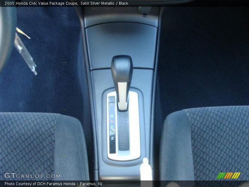 Satin Silver Metallic / Black 2005 Honda Civic Value Package Coupe