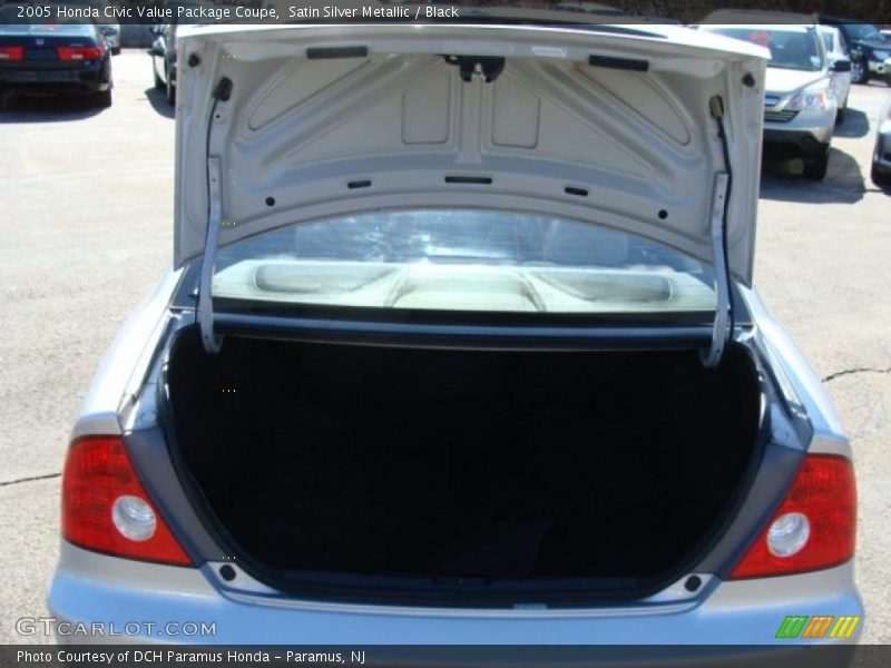 Satin Silver Metallic / Black 2005 Honda Civic Value Package Coupe