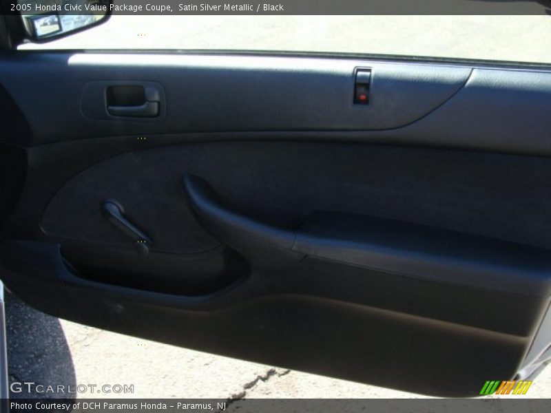 Satin Silver Metallic / Black 2005 Honda Civic Value Package Coupe