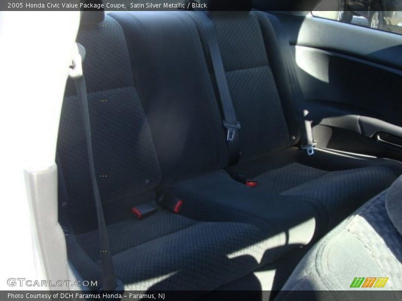 Satin Silver Metallic / Black 2005 Honda Civic Value Package Coupe