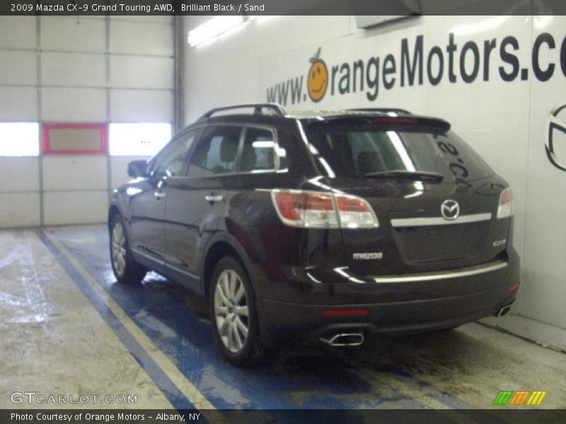 Brilliant Black / Sand 2009 Mazda CX-9 Grand Touring AWD