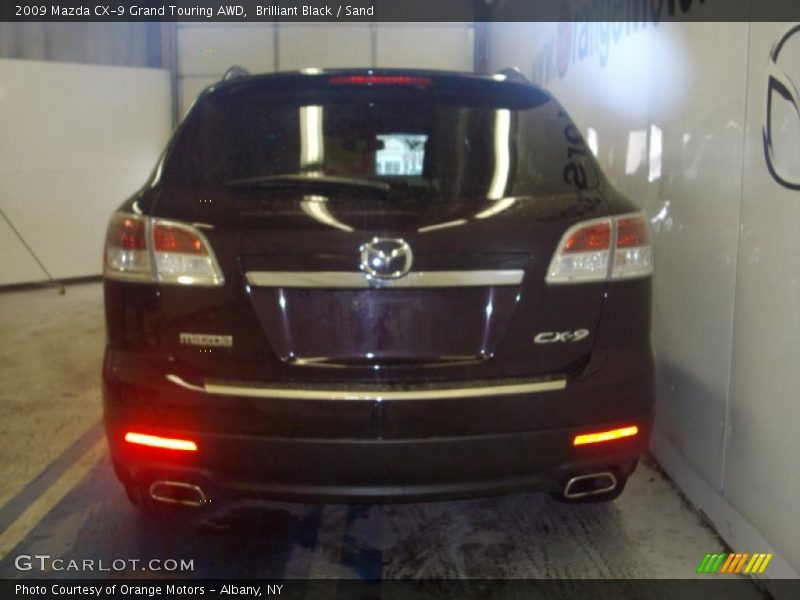 Brilliant Black / Sand 2009 Mazda CX-9 Grand Touring AWD