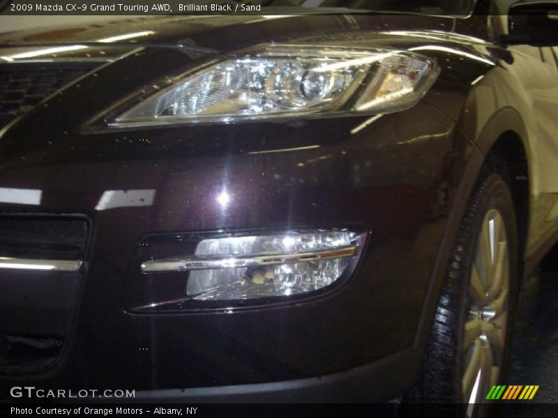 Brilliant Black / Sand 2009 Mazda CX-9 Grand Touring AWD