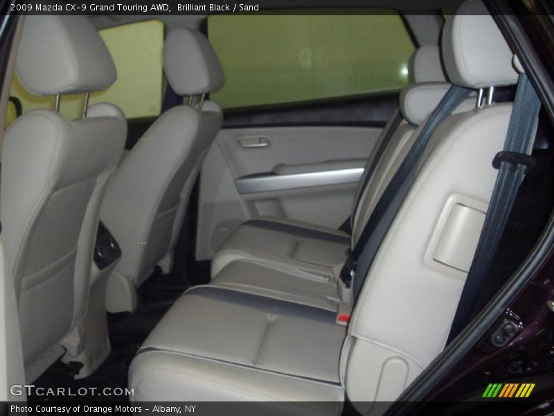 Brilliant Black / Sand 2009 Mazda CX-9 Grand Touring AWD