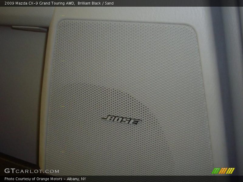 Brilliant Black / Sand 2009 Mazda CX-9 Grand Touring AWD