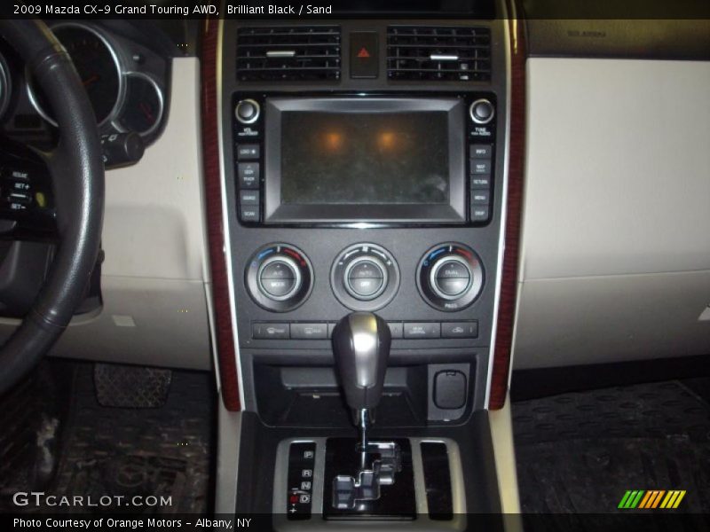 Brilliant Black / Sand 2009 Mazda CX-9 Grand Touring AWD