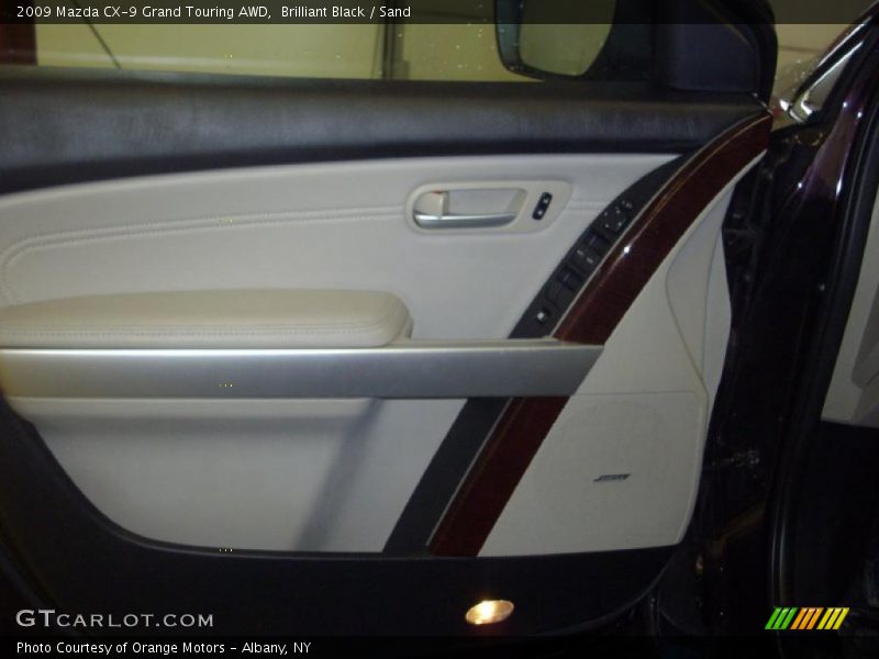 Brilliant Black / Sand 2009 Mazda CX-9 Grand Touring AWD