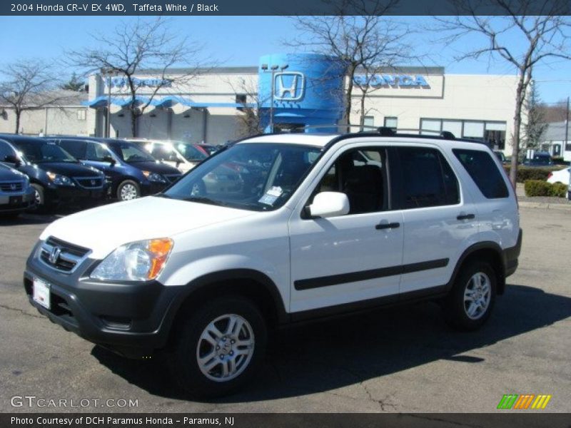 Taffeta White / Black 2004 Honda CR-V EX 4WD