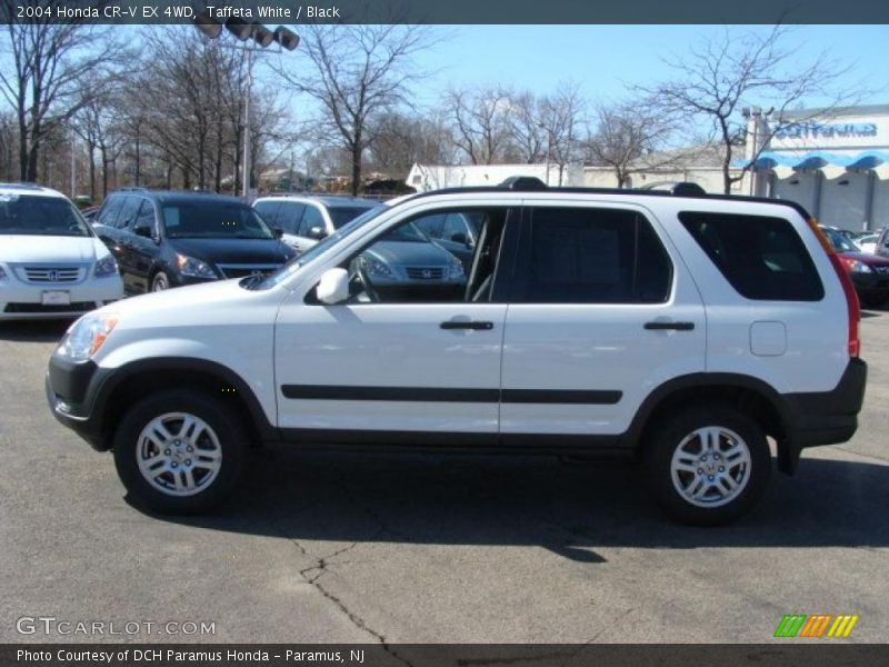 Taffeta White / Black 2004 Honda CR-V EX 4WD