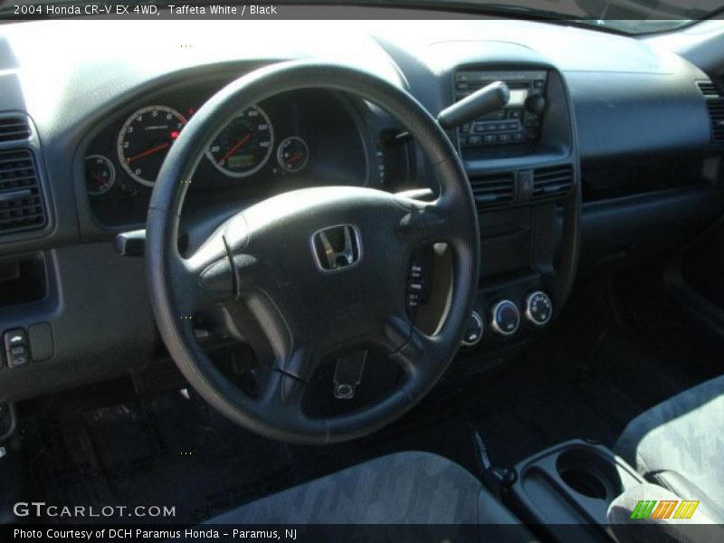 Taffeta White / Black 2004 Honda CR-V EX 4WD