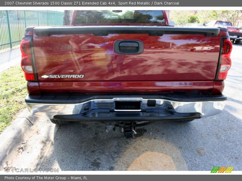 Sport Red Metallic / Dark Charcoal 2007 Chevrolet Silverado 1500 Classic Z71 Extended Cab 4x4