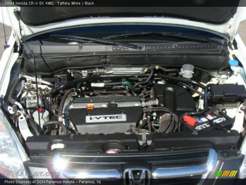 Taffeta White / Black 2004 Honda CR-V EX 4WD