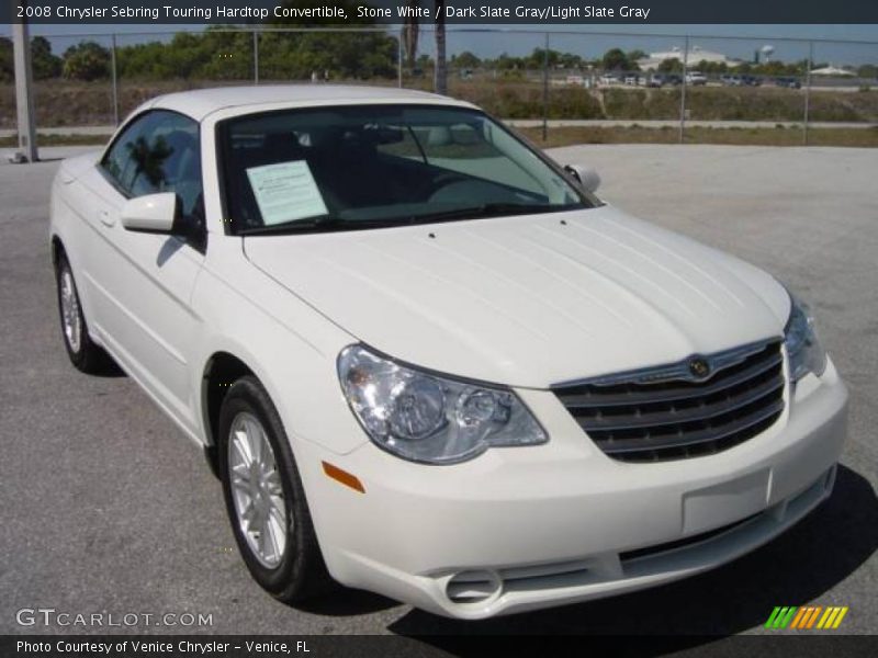 Stone White / Dark Slate Gray/Light Slate Gray 2008 Chrysler Sebring Touring Hardtop Convertible