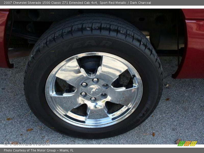 Sport Red Metallic / Dark Charcoal 2007 Chevrolet Silverado 1500 Classic Z71 Extended Cab 4x4