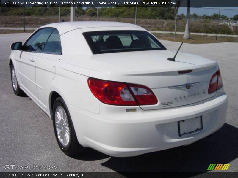Stone White / Dark Slate Gray/Light Slate Gray 2008 Chrysler Sebring Touring Hardtop Convertible