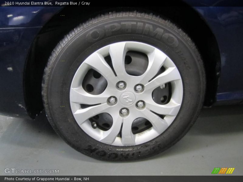Regatta Blue / Gray 2010 Hyundai Elantra Blue
