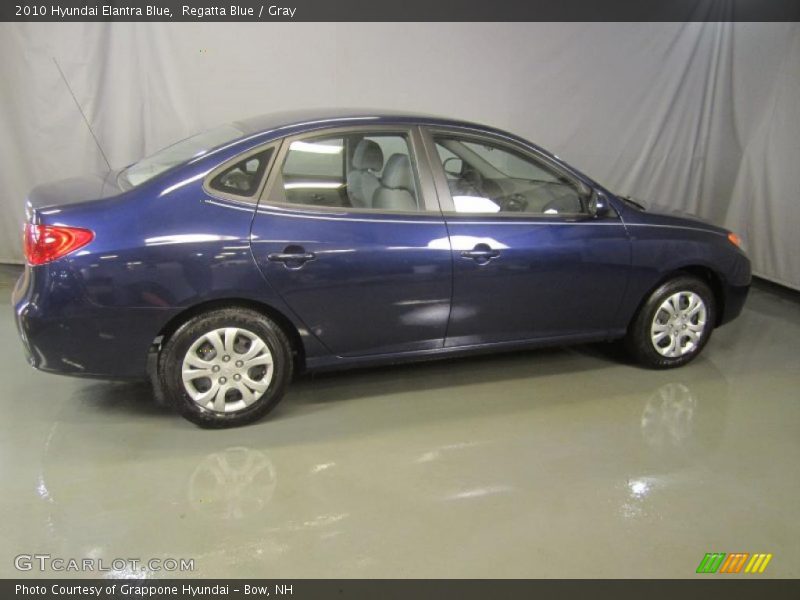 Regatta Blue / Gray 2010 Hyundai Elantra Blue