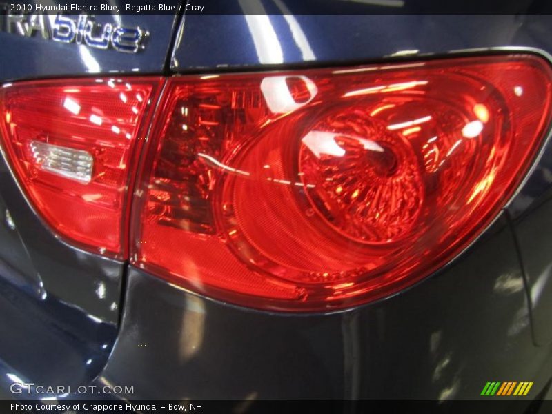 Regatta Blue / Gray 2010 Hyundai Elantra Blue