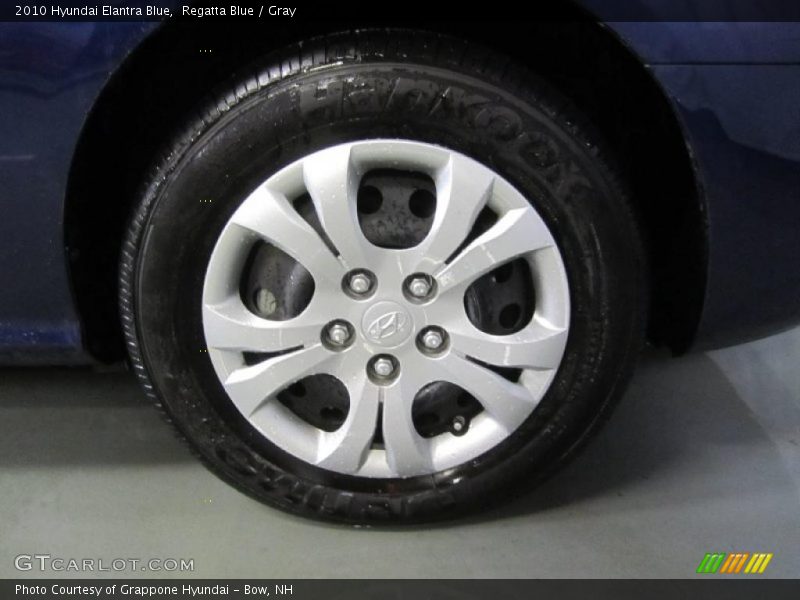 Regatta Blue / Gray 2010 Hyundai Elantra Blue