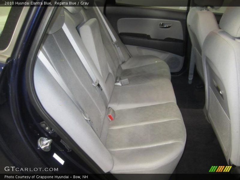 Regatta Blue / Gray 2010 Hyundai Elantra Blue