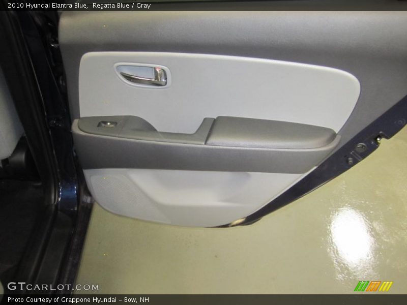 Regatta Blue / Gray 2010 Hyundai Elantra Blue