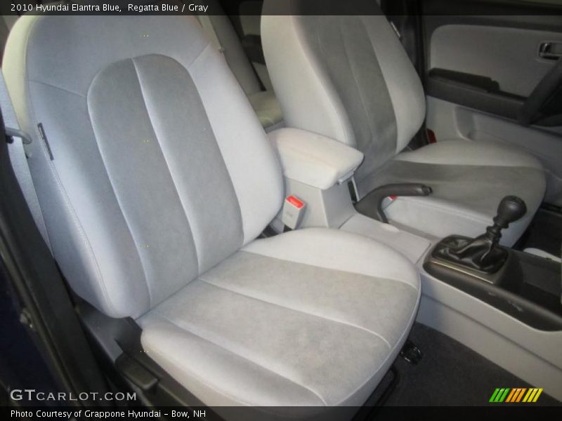 Regatta Blue / Gray 2010 Hyundai Elantra Blue