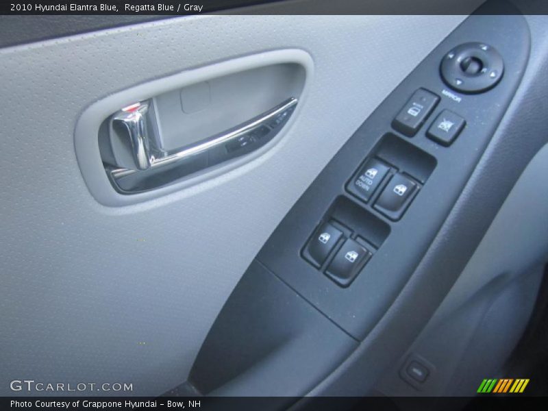 Regatta Blue / Gray 2010 Hyundai Elantra Blue