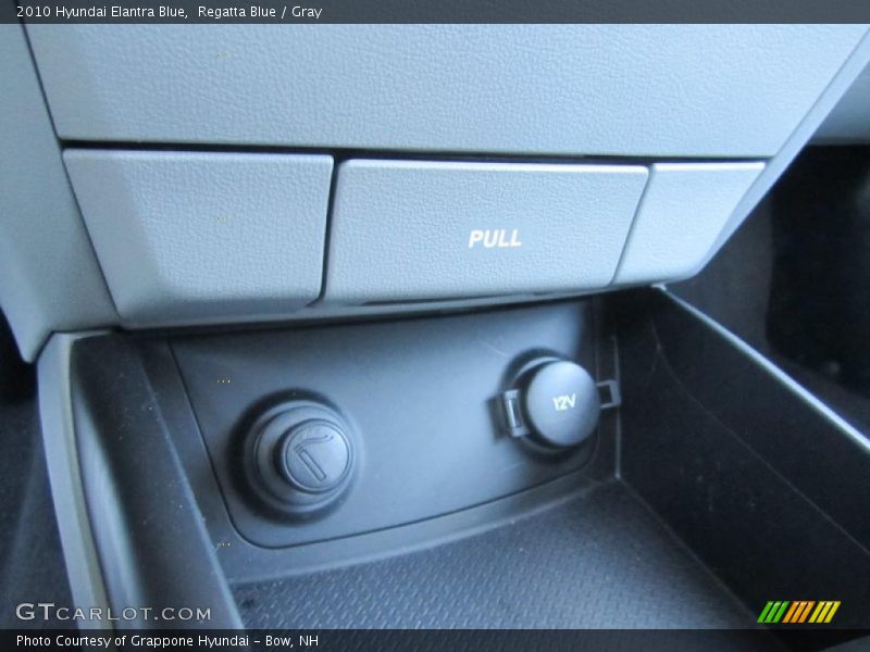 Regatta Blue / Gray 2010 Hyundai Elantra Blue
