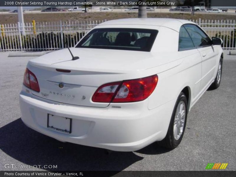 Stone White / Dark Slate Gray/Light Slate Gray 2008 Chrysler Sebring Touring Hardtop Convertible