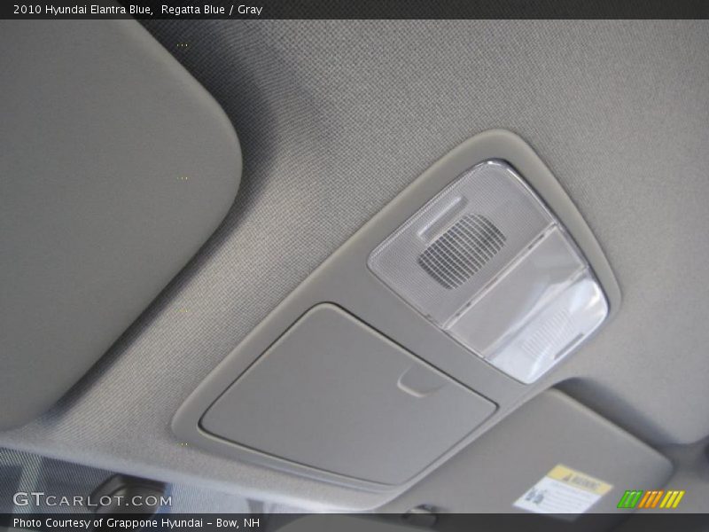 Regatta Blue / Gray 2010 Hyundai Elantra Blue
