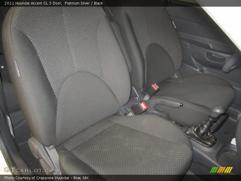  2011 Accent GL 3 Door Black Interior