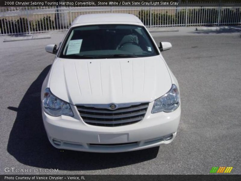 Stone White / Dark Slate Gray/Light Slate Gray 2008 Chrysler Sebring Touring Hardtop Convertible