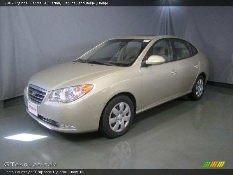 Laguna Sand Beige / Beige 2007 Hyundai Elantra GLS Sedan