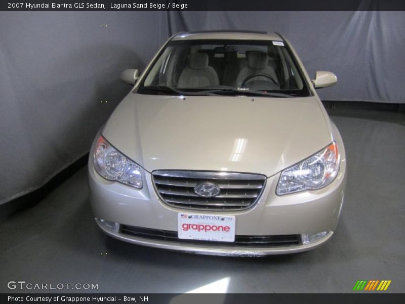 Laguna Sand Beige / Beige 2007 Hyundai Elantra GLS Sedan