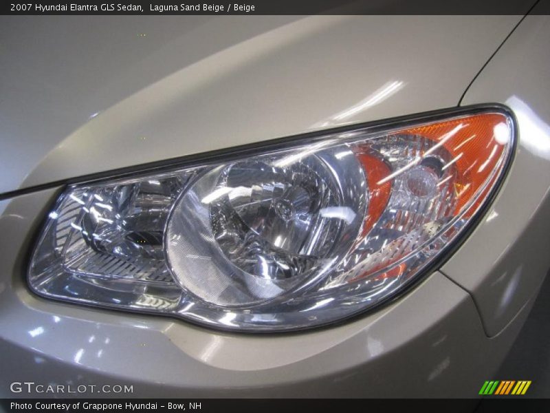 Laguna Sand Beige / Beige 2007 Hyundai Elantra GLS Sedan