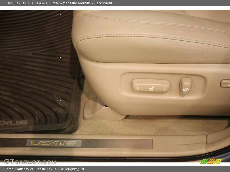 Breakwater Blue Metallic / Parchment 2009 Lexus RX 350 AWD