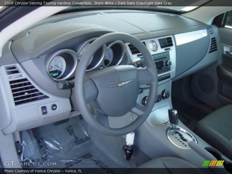 Stone White / Dark Slate Gray/Light Slate Gray 2008 Chrysler Sebring Touring Hardtop Convertible