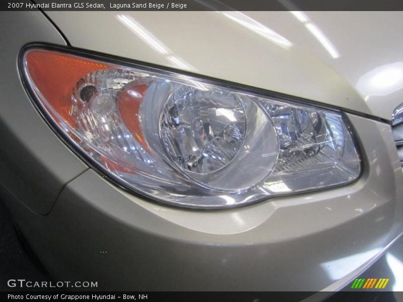 Laguna Sand Beige / Beige 2007 Hyundai Elantra GLS Sedan